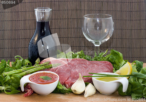 Image of beef and salad