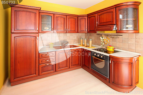 Image of Wooden kitchen