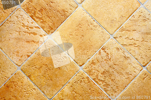 Image of Old yellow tiles