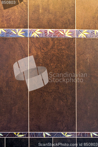 Image of Brown decor tiles