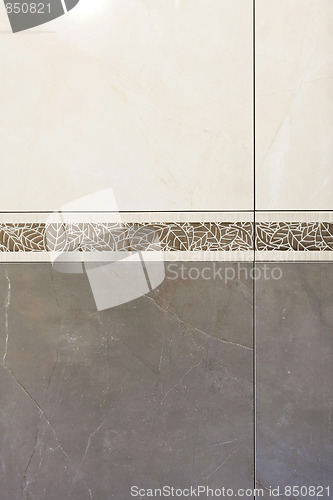 Image of Grey marble tiles