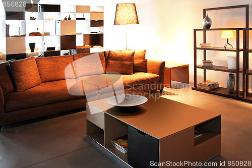 Image of Brown living room