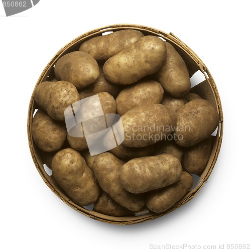 Image of Basket of potatoes