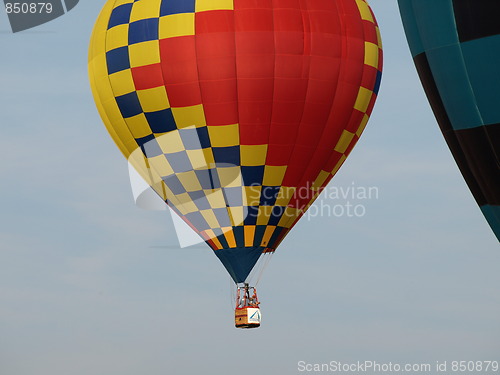 Image of Hot air balloons.