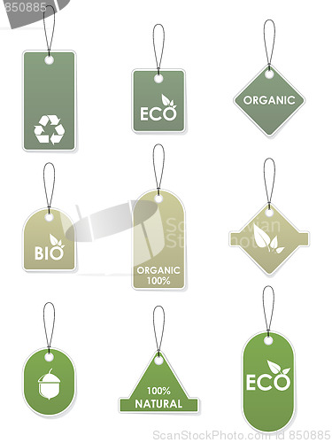 Image of Eco recycling tags