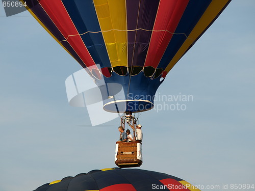 Image of Hot air balloons.