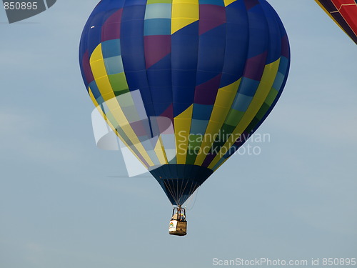 Image of Hot air balloons.