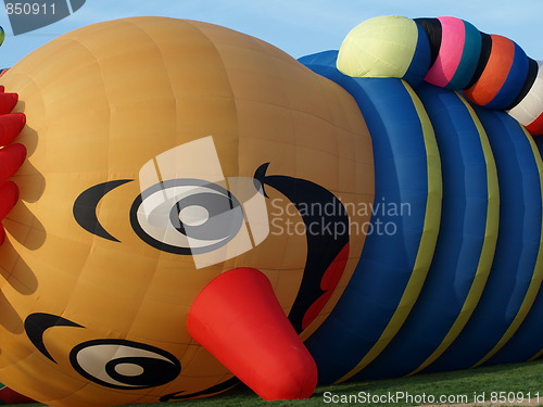 Image of Hot air balloons.