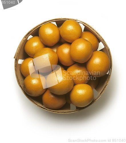 Image of Basket of Oranges