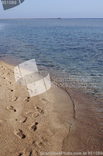 Image of Traces on sand