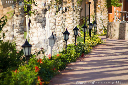 Image of Row of lanterns