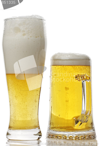 Image of Two glass of beer