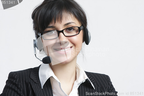 Image of Call center representative