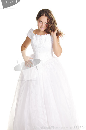 Image of Pretty curly bride