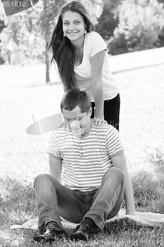 Image of Couple in park