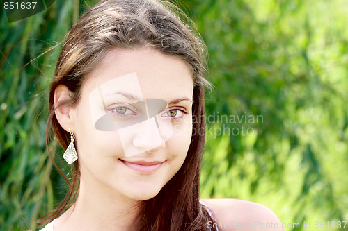 Image of Pretty serene woman