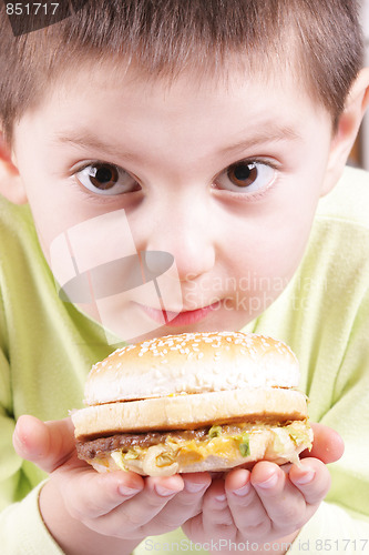 Image of Demonstrating hamburger