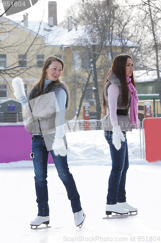 Image of Women at ice rink