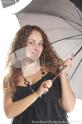 Image of Woman with umbrella