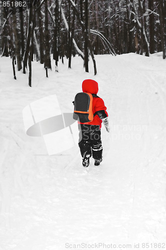 Image of Walking away