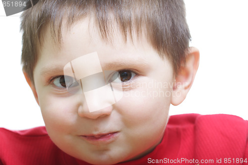 Image of Funny boy with fat cheeks