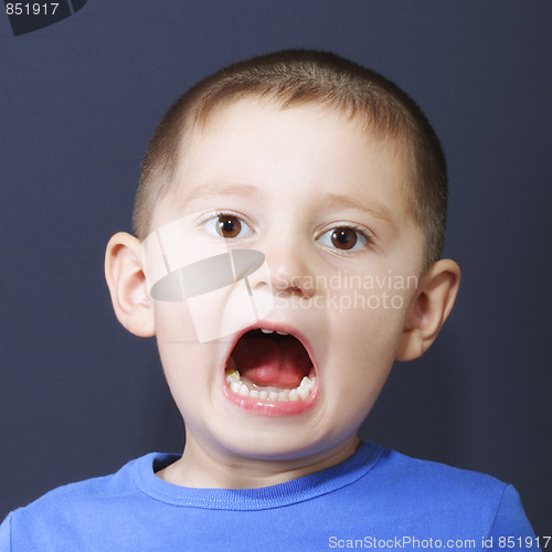 Image of Shouting boy