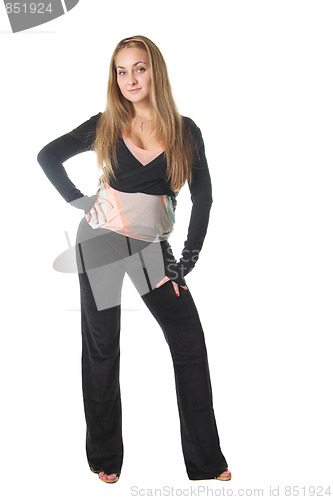 Image of Confident sportswoman