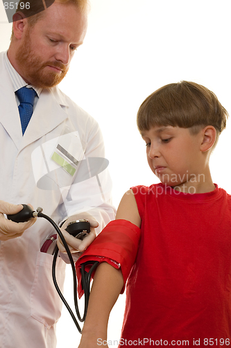 Image of Doctor treating patient