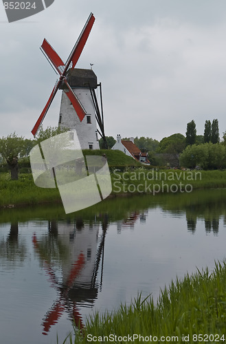 Image of Windmill along Canal