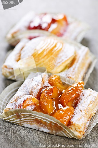 Image of Pieces of fruit strudel