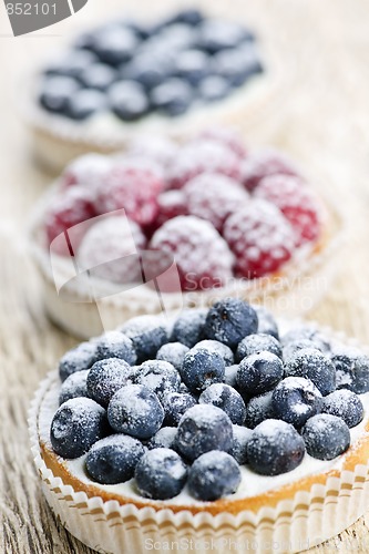 Image of Fresh berry tarts