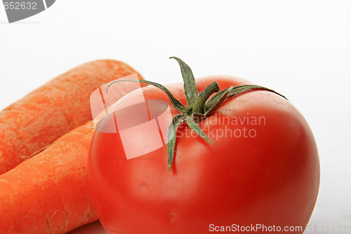 Image of The fresh red tomato 