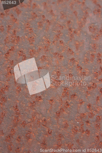 Image of The closeup of rusty iron
