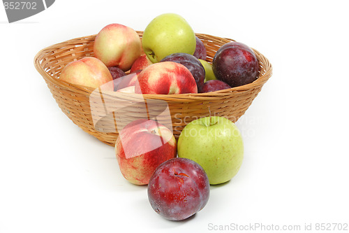 Image of The closeup of various fruits