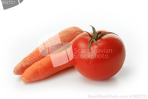 Image of The fresh red tomato 