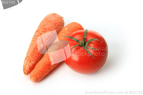 Image of The fresh red tomato 