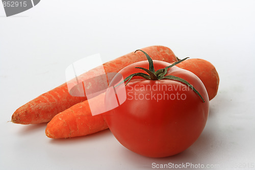 Image of The fresh red tomato 
