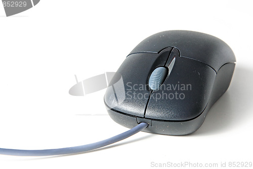 Image of Computer mouse with white background