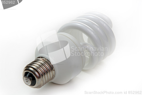 Image of Fluorescent lamp bulb on isolated background