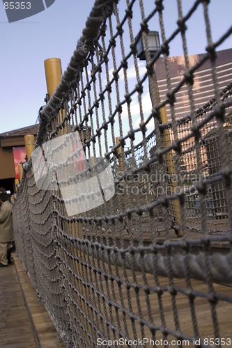 Image of Sidewalk in the strip in Las Vegas - Pirate / dock themed sidewa