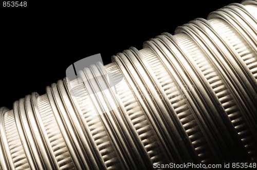 Image of Flexible metallic aluminum vent tubing