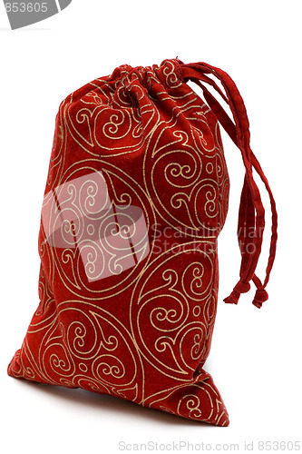 Image of Red bag with gift