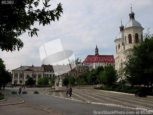 Image of Western Ukrainian town of Berezhany
