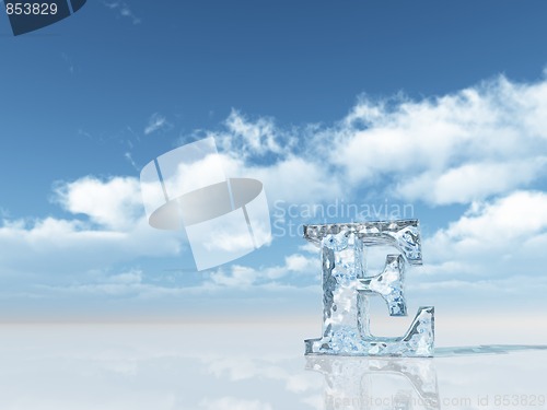 Image of frozen e