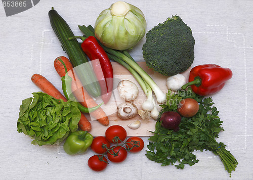 Image of Salad ingredients