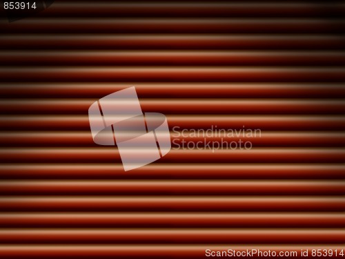 Image of Red tube background lit from above