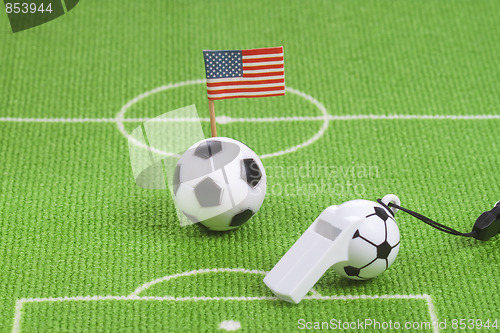 Image of American soccer ball
