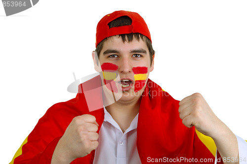 Image of Spanish soccer fan