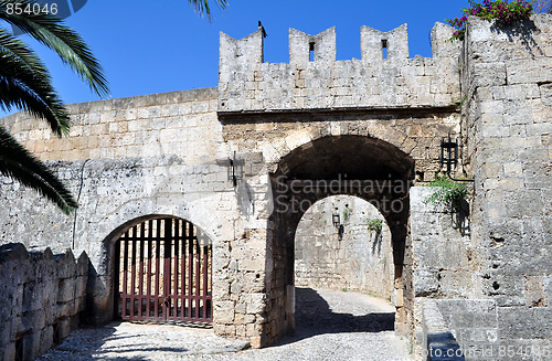 Image of Medieval fortress of Rhodes, Greece