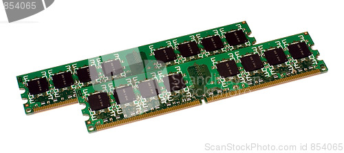 Image of Two modules of the memory